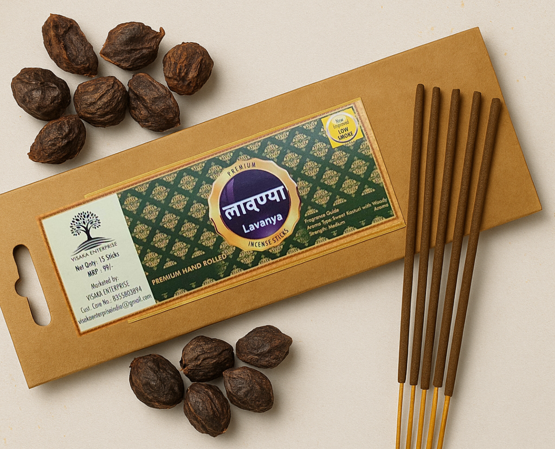 HANDROLLED INCENSE STICKS 15. Sticks